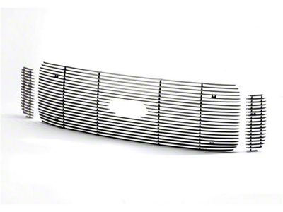 Putco Shadow Billet Upper Overlay Grilles; Polished (03-06 Silverado 1500 SS)