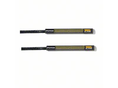 Putco 6-Inch Work Blade LED Lights; Amber and Blue Strobe (Universal; Some Adaptation May Be Required)