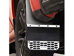 Putco Solid Mud Skins; Polished; Front (19-25 Sierra 1500)