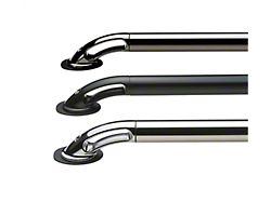 Putco Locker Side Bed Rails; Stainless Steel (01-06 Sierra 2500 HD w/ 8-Foot Long Box)