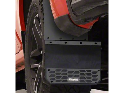 Putco Solid Mud Skins; High-Density Polyethylene; Rear (20-25 Sierra 2500 HD)