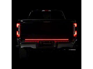 KEEPDSGN 60-inch Tailgate LED Light Bar For Chevy Silverado 1500 2500 – Brake Reverse Strip – Black Housing