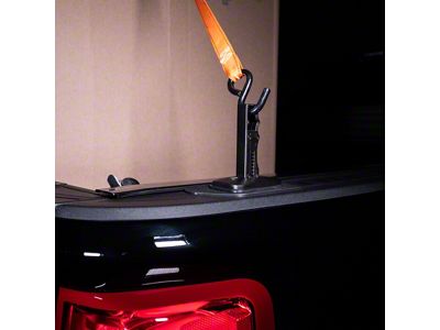 Putco Rear Push-Up Grab Handle/Tie Down; Passenger Side; Black (19-25 Silverado 1500 w/o CarbonPro Bed)