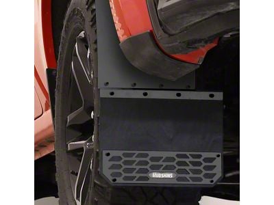 Putco Solid Mud Skins; High-Density Polyethylene; Rear (20-25 Silverado 2500 HD)