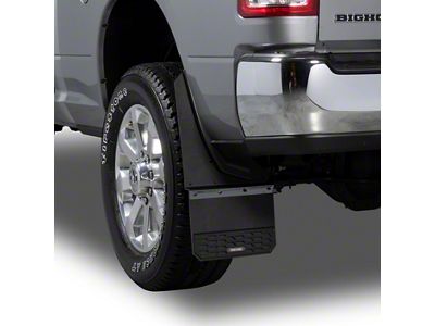 Putco Solid Mud Skins; High-Density Polyethylene; Rear (15-19 Silverado 2500 HD)