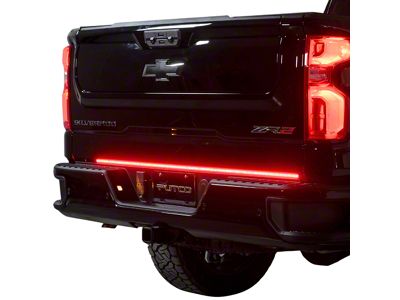 Putco Freedom Blade LED Tailgate Light Bar; 60-Inch; Red (24-25 Silverado 3500 HD)