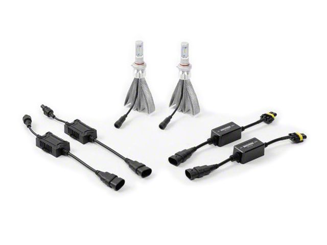 Putco Nitro-Lux LED Headlight Bulbs with Anti-Flicker Harness; High Beam; 9005 (07-15 Silverado 1500)