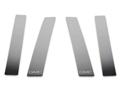 Putco Stainless Steel Pillar Posts with GMC Logo (07-13 Sierra 1500 Extended Cab, Crew Cab)