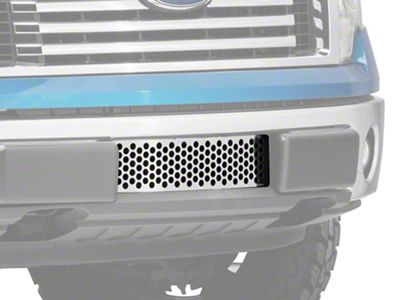 Putco Punch Design Lower Bumper Grille Insert; Polished (09-14 F-150, Excluding Raptor, Harley Davidson & 2011 Limited)