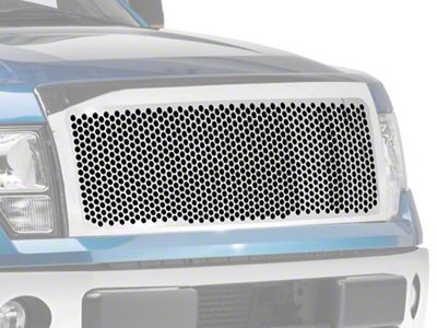 Putco Designer FX Punch Style Upper Grille Insert; Polished (09-14 F-150, Excluding Raptor)