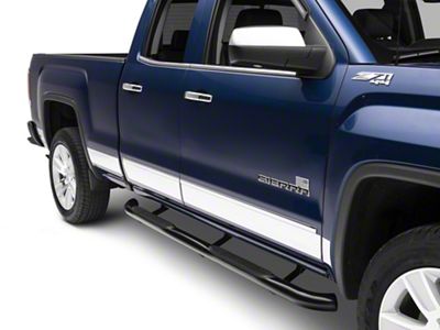 Putco Stainless Steel Rocker Panels with GMC Logo (14-18 Sierra 1500)