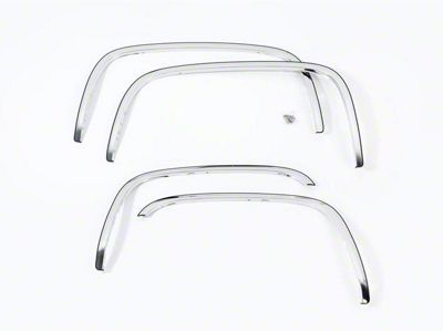 Putco Stainless Steel Fender Trim; GM Licensed (07-13 Sierra 1500, Excluding Denali)