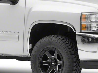 Putco Stainless Steel Fender Trim; GM Licensed (07-13 Silverado 1500)