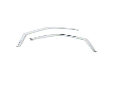 Putco Element Chrome Window Visors; Front (17-22 F-250 Super Duty)
