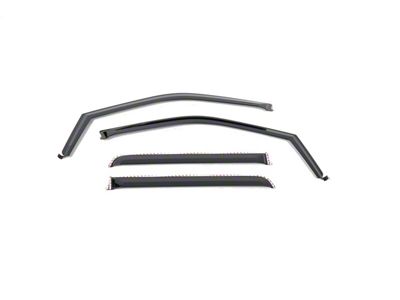 Putco Element Tinted Window Visors; Front and Rear (17-22 F-250 Super Duty SuperCrew)