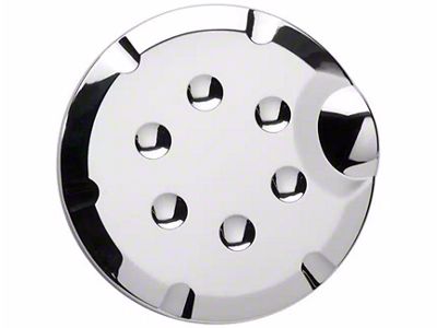 Putco Fuel Tank Door Cover; ABS Chrome (15-20 Tahoe)
