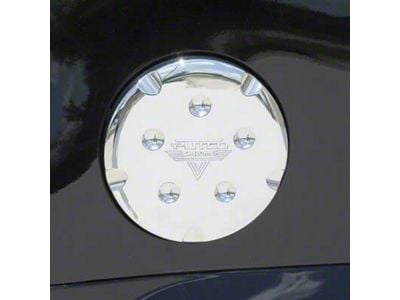 Putco Fuel Tank Door Cover; Chrome (07-14 Tahoe)