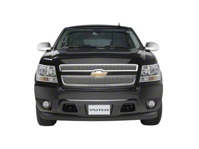 Putco Liquid Mesh Upper Overlay Grilles; Chrome (07-14 Tahoe)