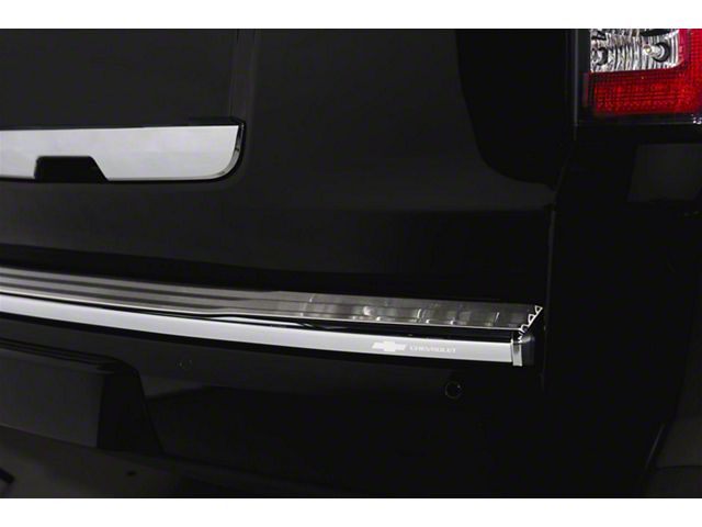 Putco Stainless Steel Rear Bumper Cover with Bowtie Logo (15-20 Tahoe)