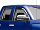 Putco Element Tinted Window Visors; Channel Mount; Front (14-18 Silverado 1500 Double Cab, Crew Cab)