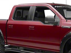 Putco Window Trim; Black (15-20 F-150 SuperCrew)
