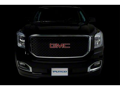 Putco Denali Style Boss Upper Replacement Grille; Black (15-20 Yukon, Excluding Denali)