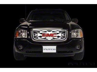 Putco Flaming Inferno Upper Overlay Grille; Blue (07-14 Yukon)