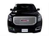 Putco Punch Design Upper Overlay Grille; Polished (15-20 Yukon)