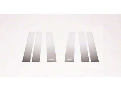 Putco Stainless Steel Rear Pillar Posts with GMC Logo (15-20 Yukon)