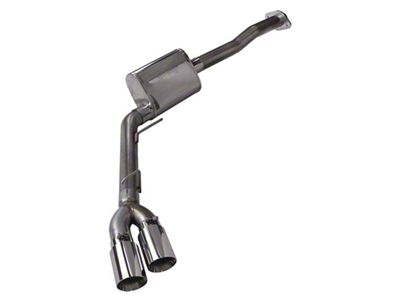 Pypes Race Pro Single Exhaust System with Polished Tips; Middle Side Exit (15-20 3.5L EcoBoost F-150, Excluding Raptor)