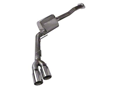 Pypes Race Pro Single Exhaust System with Polished Tips; Middle Side Exit (15-20 5.0L F-150)