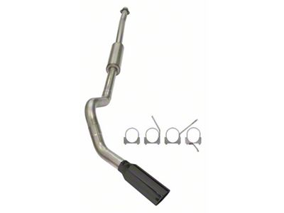 Pypes Violator Single Exhaust System with Black Tip; Side Exit (10-14 6.2L F-150 Raptor)