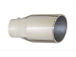 Pypes Monster Exhaust Tip; 6-Inch; Polished (Fits 4-Inch Tailpipe)