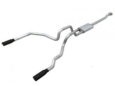 Pypes Phantom Series Violator Dual Exhaust System; Rear Exit (11-14 5.0L F-150)