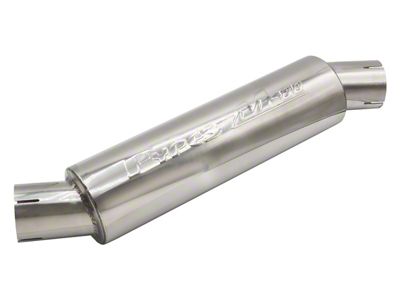 Pypes M-80 Offset/Offset Bullet Style Muffler; 2.50-Inch Inlet/2.50-Inch Outlet (Universal; Some Adaptation May Be Required)