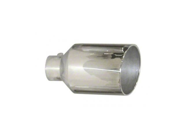 Pypes Monster Exhaust Tip; 10-Inch; Polished (Fits 5-Inch Tailpipe)