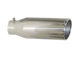 Pypes Monster Exhaust Tip; 6-Inch; Polished (Fits 4-Inch Tailpipe)