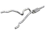 Pypes Violator Dual Exhaust System with Polished Tips; Rear Exit (10-26 5.3L Sierra 1500)