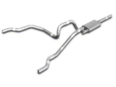 Pypes Violator Dual Exhaust System with Polished Tips; Rear Exit (10-25 5.3L Sierra 1500)