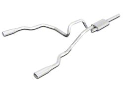 Pypes Violator Dual Exhaust System with Polished Tips; Rear Exit (04-08 5.4L F-150)