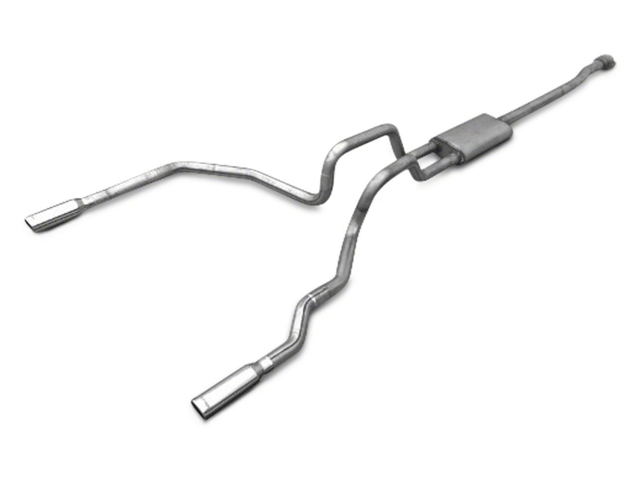 Pypes 2009-2014 Ford F150 5.0L Cat Back Split Dual Exhaust System SFT25V