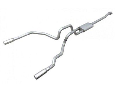 Pypes Violator Dual Exhaust System with Polished Tips; Rear Exit (11-14 3.5L EcoBoost F-150)