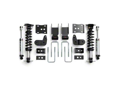 QA1 Lowering Kit with Double Adjustable Shocks; 3.50 to 5.50-Inch (21-25 2WD F-150 w/o CCD System, Excluding PowerBoost)
