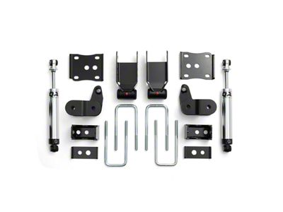 QA1 Rear Drop Kit with Single Adjustable Shocks; 3.50 to 5-Inch (21-25 F-150 w/o CCD System, Excluding PowerBoost & Raptor)
