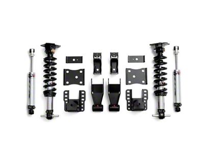 QA1 Double Adjustable Lowering Kit; 4 to 6-Inch (07-18 4WD Sierra 1500)