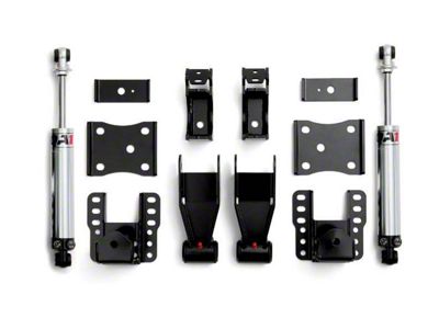 QA1 Double Adjustable Rear Drop Kit; 4 to 6-Inch (07-18 Sierra 1500)