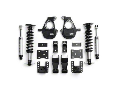 QA1 Single Adjustable Lowering Kit; 4 to 6-Inch (07-16 2WD Sierra 1500 w/ Stock Cast Steel Control Arms)