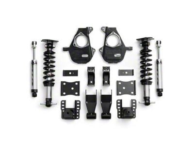 QA1 Single Adjustable Lowering Kit; 4 to 6-Inch (07-16 2WD Sierra 1500 w/ Stock Cast Steel Control Arms)