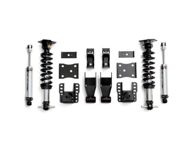 QA1 Double Adjustable Lowering Kit; 4 to 6-Inch (07-18 2WD Silverado 1500)
