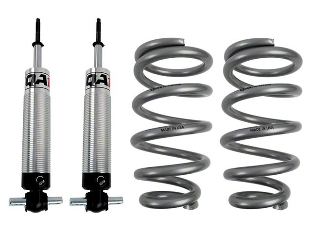 QA1 Pro Coil Single Adjustable Front Coil-Over Kit; 650 lb./in. Spring Rate (99-06 Silverado 1500)